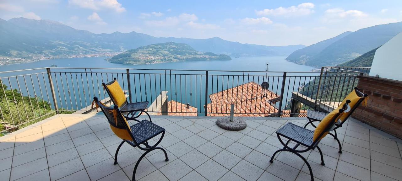 La Villetta In Residence Con Piscina E Vista Lago Parzanica Dış mekan fotoğraf